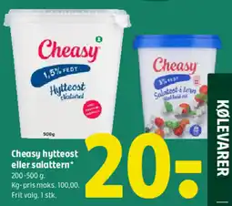 Coop 365 Cheasy hytteost eller salattern* tilbud