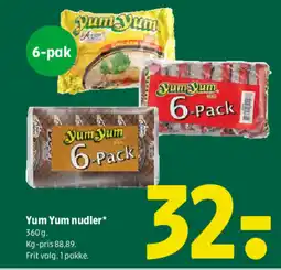 Coop 365 Yum Yum nudler* tilbud