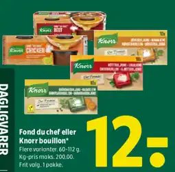 Coop 365 Fond du chef eller Knorr bouillon* tilbud