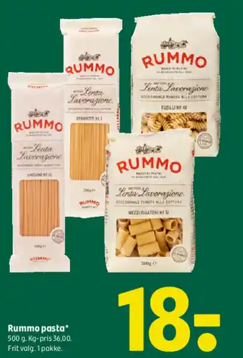 Coop 365 Rummo pasta* tilbud
