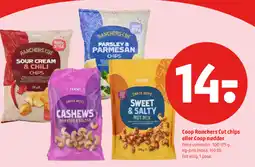 Coop 365 Coop Ranchers Cut chips eller Coop nødder tilbud