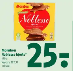 Coop 365 Marabou Noblesse hjerte* tilbud