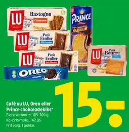 Coop 365 LU, Oreo eller Prince chokoladekiks tilbud