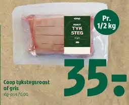 Coop 365 Coop tyk steg af gris tilbud