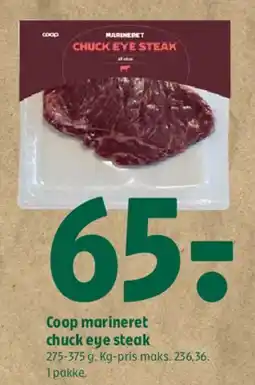 Coop 365 Coop marineret chuck eye steak tilbud