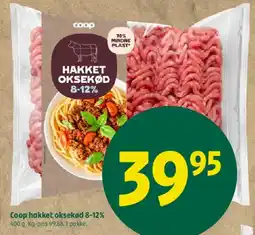 Coop 365 Coop hakket oksekød 8-12% tilbud