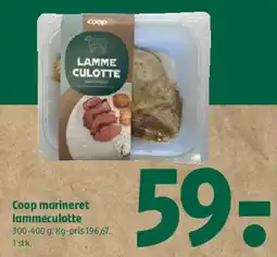 Coop 365 Coop marineret lammeculotte tilbud