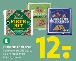Coop 365 Leksands knækbrød (varianter) tilbud