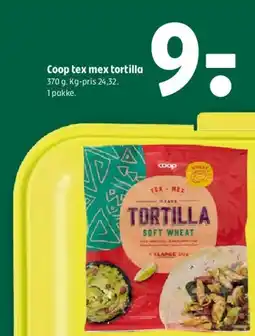 Coop 365 Coop tex mex tortilla tilbud