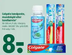 Coop 365 Colgate tandpasta, mundskyld eller tandbørste* tilbud