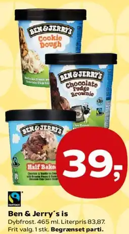 SuperBrugsen Ben & Jerry's is tilbud