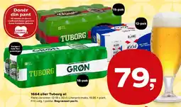 SuperBrugsen 1664 eller Tuborg øl tilbud
