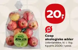 SuperBrugsen Coop økologiske æbler tilbud