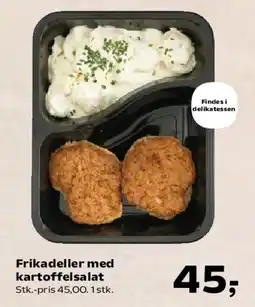 SuperBrugsen Frikadeller med kartoffelsalat tilbud