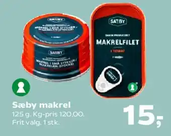 SuperBrugsen Sæby makrel tilbud