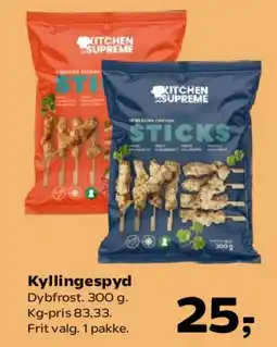 Kvickly Kyllingespyd tilbud