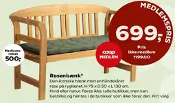 SuperBrugsen Rosenbænk tilbud