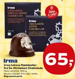 Kvickly Irma luksus flødeboller tilbud