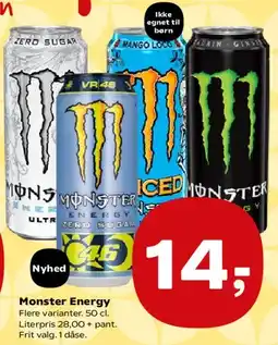 Kvickly Monster Energy tilbud
