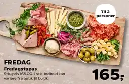 Kvickly Fredagstapas tilbud