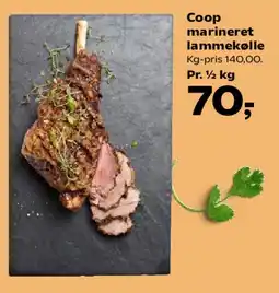 Kvickly Coop marineret lammekølle tilbud