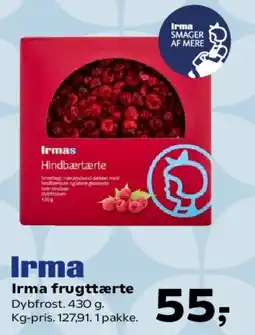 Kvickly Irmas hindbærtærte tilbud