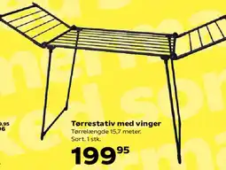 Kvickly Tørrestativ med vinger tilbud