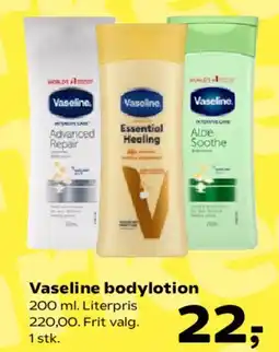 Kvickly Vaseline bodylotion tilbud