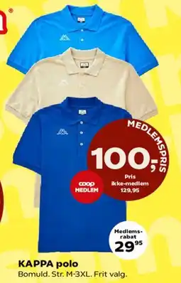 Kvickly KAPPA polo tilbud