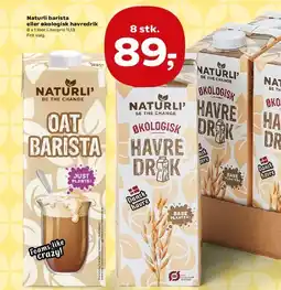 Kvickly Naturlí Havre Drik / Oat Barista tilbud