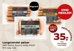 Kvickly Langelænder pølser tilbud