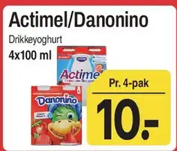 ABC Lavpris Actimel/Danonino Drikyoghurt tilbud
