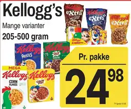 ABC Lavpris Kellogg's (mange varianter) tilbud