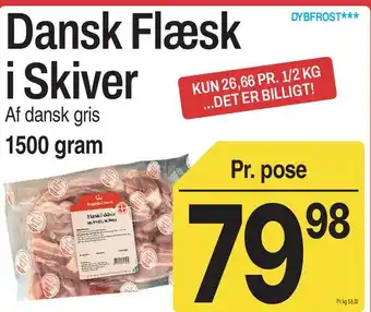 ABC Lavpris Dansk Flæsk i Skiver tilbud