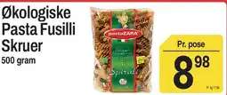 ABC Lavpris Økologiske Pasta Fusilli Skruer tilbud