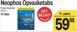 ABC Lavpris Neophos Opvasketabs tilbud