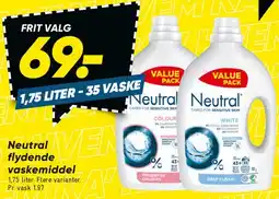 Bilka Neutral flydende vaskemiddel tilbud