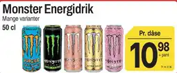 ABC Lavpris Monster Energidrik tilbud