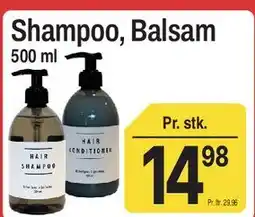 ABC Lavpris Shampoo, Balsam tilbud