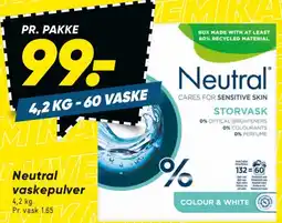 Bilka Neutral vaskepulver tilbud