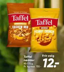 Bilka Taffel nødder tilbud
