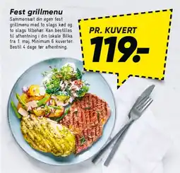 Bilka Fest grillmenu tilbud
