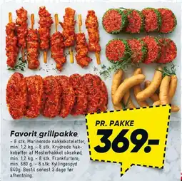 Bilka Favorit grillpakke tilbud