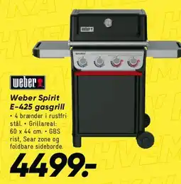 Bilka Weber Spirit E-425 gasgrill tilbud