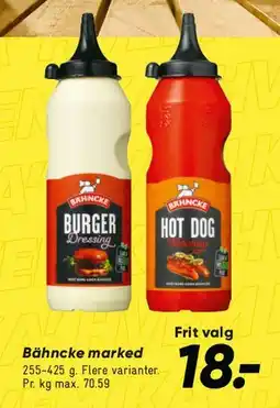 Bilka Burger & Hot Dog sauce tilbud