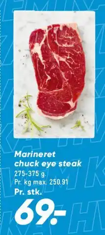 Bilka Marineret chuck eye steak tilbud