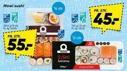 Bilka Mowi sushi / andre sushi-varianter tilbud