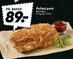 Bilka Pulled pork tilbud
