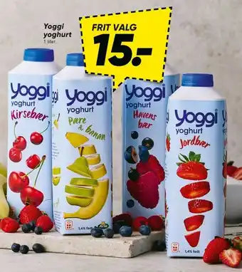 Bilka Yoggi yoghurt tilbud