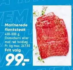 Bilka Marinerede flanksteak tilbud
